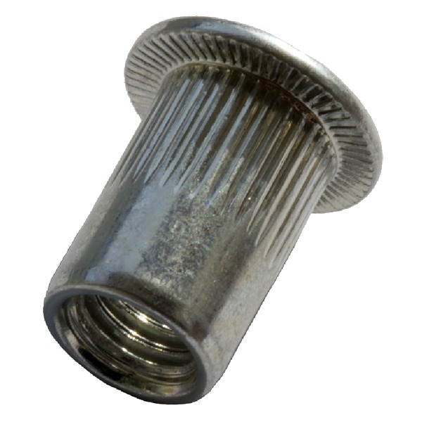Q-Tool 02ST01F08012 Blindklinkmoer Staal CK Gekarteld M8 0.5-3.0 50 stuks