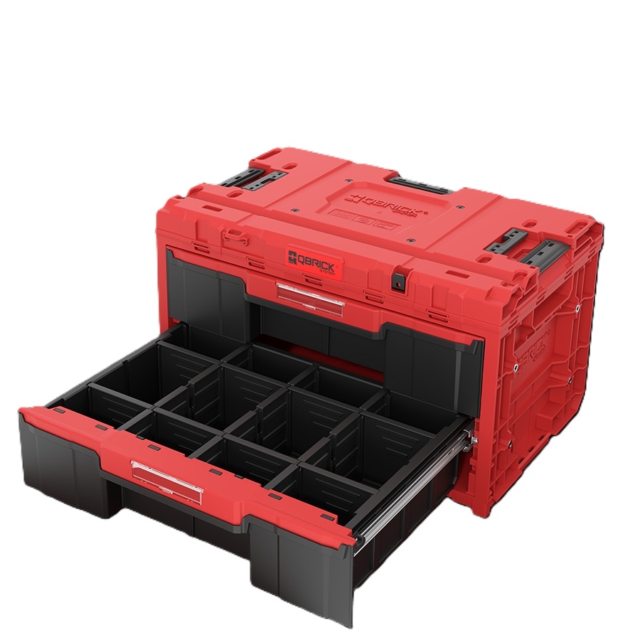 QBrick SKRQONED2CZEPG001 ONE DRAWER 2 TOOLBOX 2.0 RED ULTRA HD Gereedschapskoffer