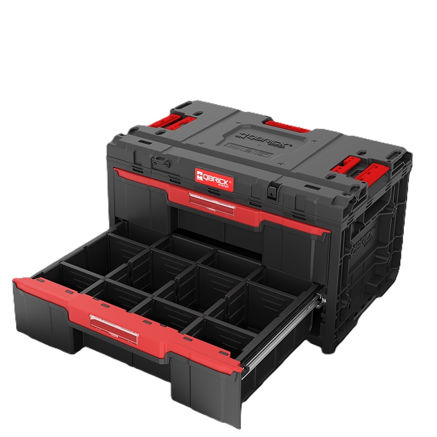 QBrick SKRQONED2CZAPG003 One gereedschapkist met 2 lade Toolbox 2.0
