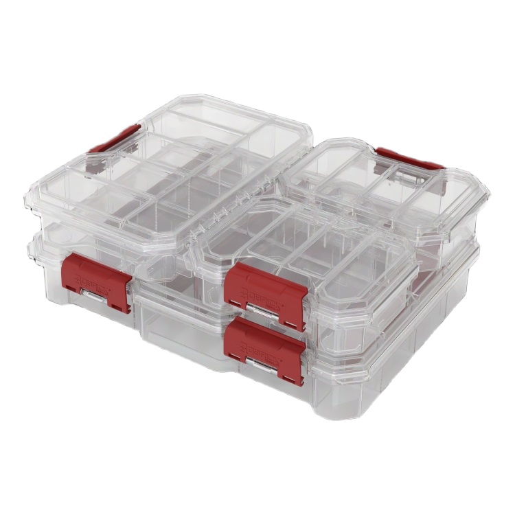 QBrick Z262688PG001 Regular Organizer Compact Set 1 T Assortimentskoffer transparant