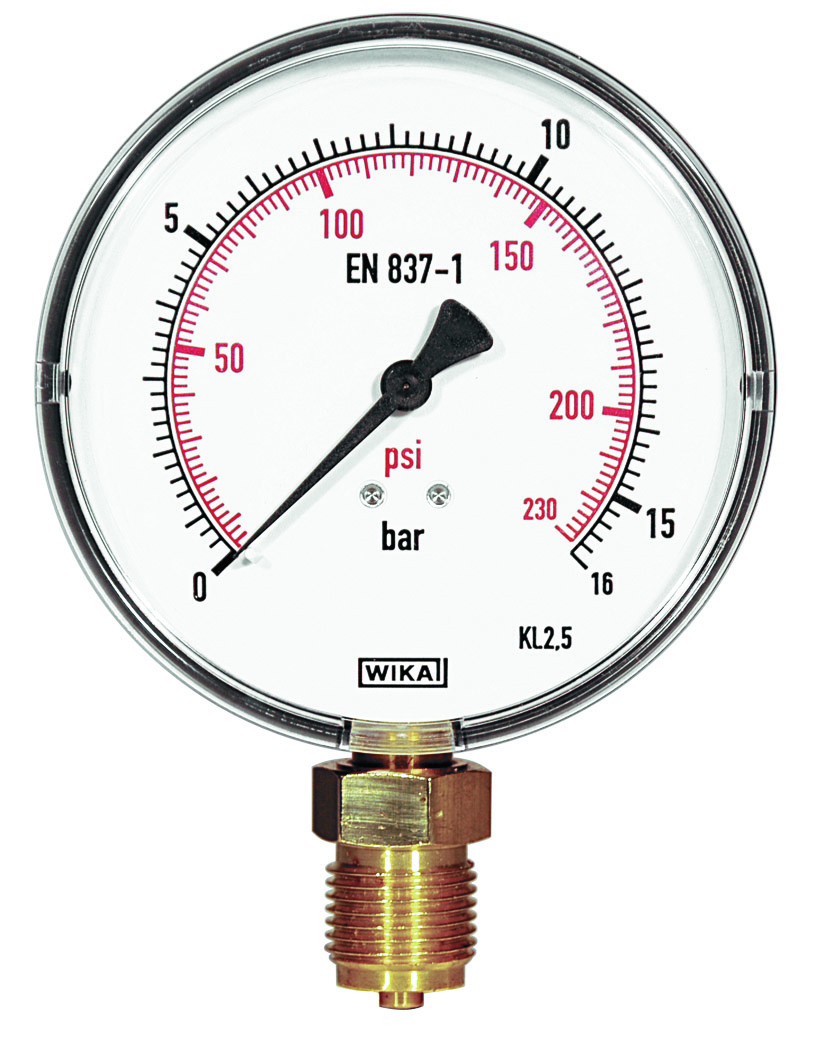 Rems 115045 Manometer met fijne schaalverdeling voor Push afperspomp
