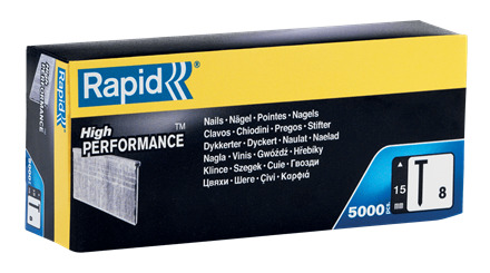 Rapid 40100532 Nr. 8 brads 15 mm 5.000 stuks