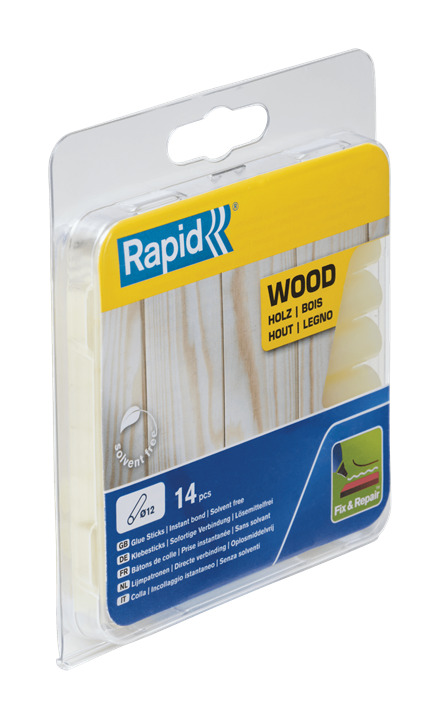 Rapid 40107360 12mm Hout lijmpatronen