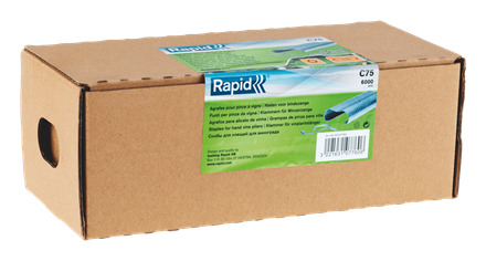Rapid 40107759 C75 Hogringen Staal 6.000 stuks