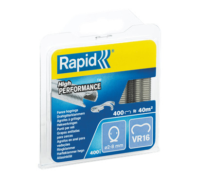 Rapid 40108796 VR16 Hekwerk Hogringen 400 stuks