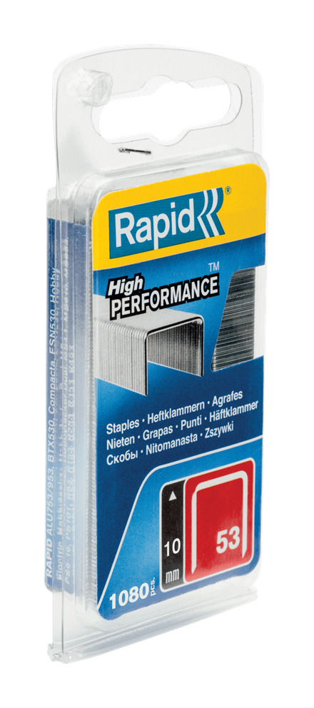 Rapid 40109504 Nr. 53 dundraadnieten 10 mm 1.080 stuks