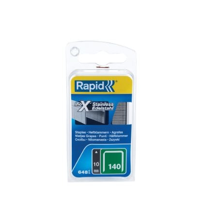 Rapid 40109575 Nr. 140 vlakdraadnieten RVS 10 mm 650 stuks