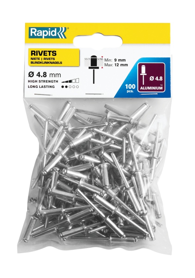 Rapid 5000382 Standaard blindklinknagels Ø4,8 x 16 mm 100 stuks
