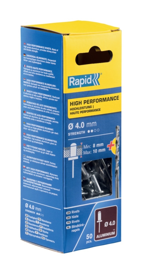 Rapid 5000385 High performance blindklinknagels Ø4,0 x 14 mm 50 stuks