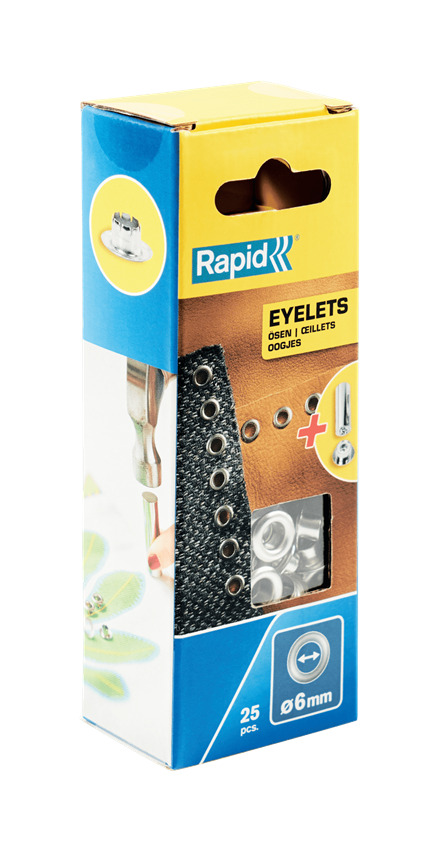 Rapid 5000410 Oogjes Ø6 mm 25 stuks
