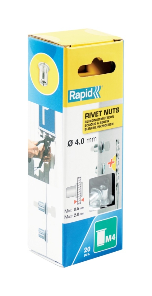 Rapid 5000671 Blindklinkmoeren M4 20 stuks