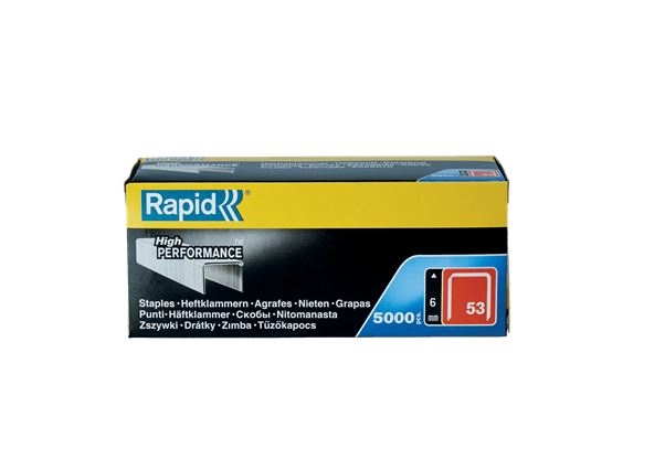 Rapid 11856250 Nr. 53 dundraadnieten 6 mm 5.000 stuks
