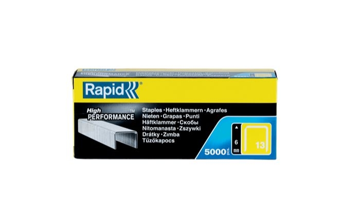 Rapid 11830700 Nr. 13 fijndraadnieten 6 mm 5.000 stuks