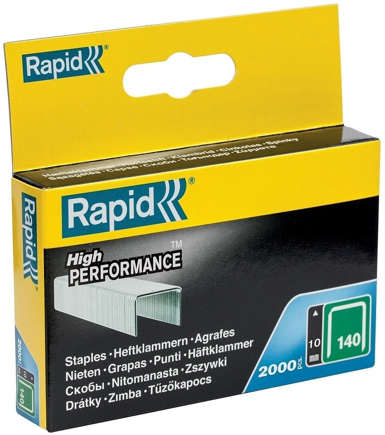 Rapid 11910731 Nr. 140 vlakdraadnieten 10 mm 2.000 stuks