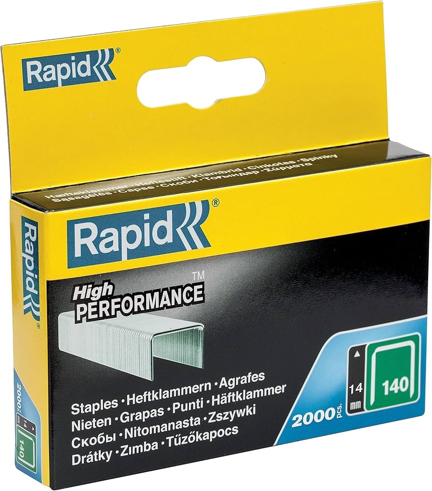 Rapid 11915631 Nr. 140 vlakdraadnieten 14 mm 2.000 stuks