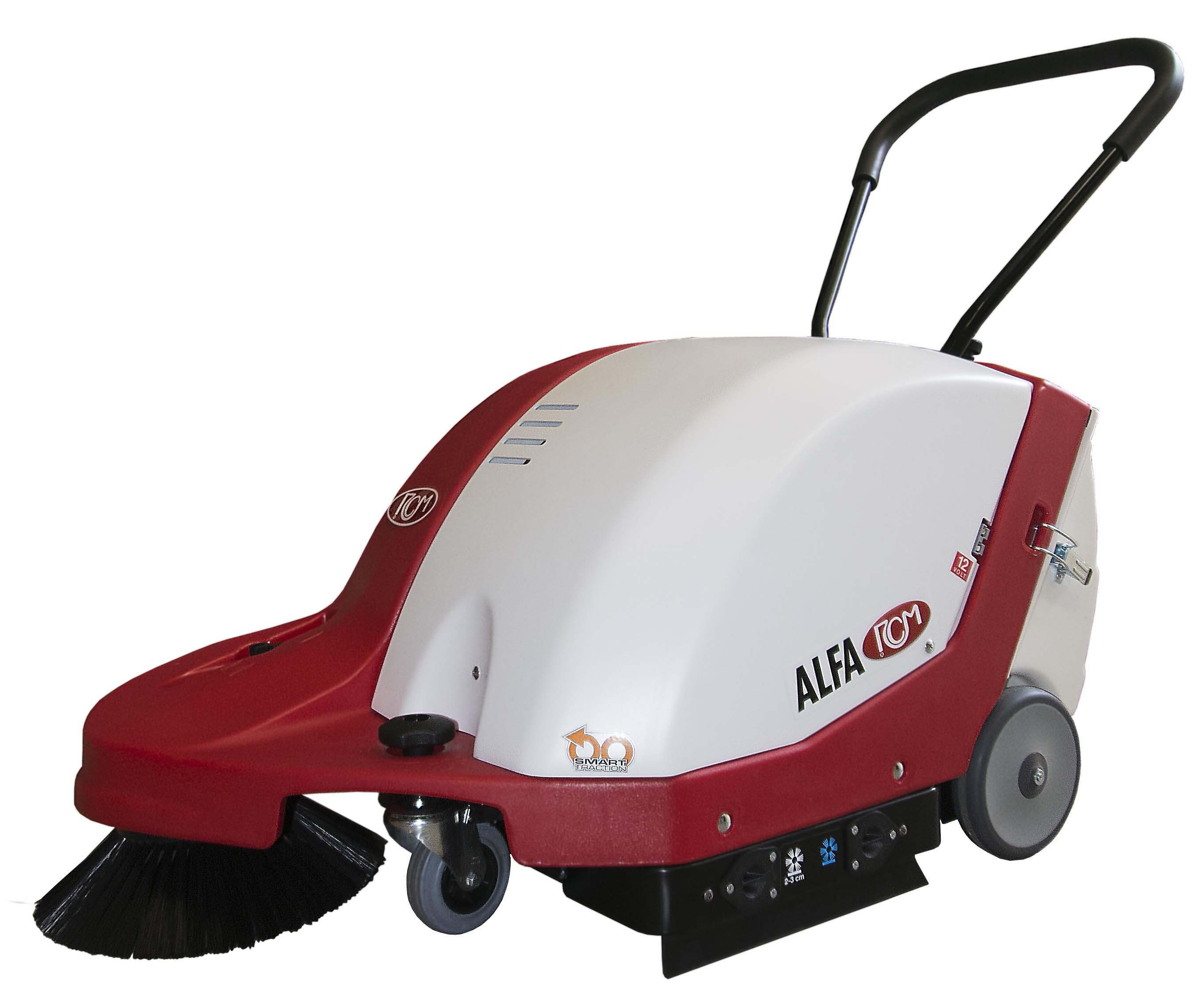 RCM 35.00.133-GE Alfa E Meeloop-veegmachine 43l incl. gelbatterijen en externe lader