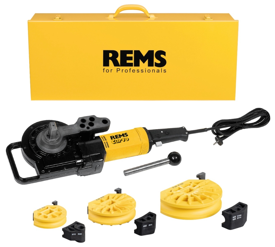 Rems 580022 R220 Curvo Set 15-22-28 Elektrische pijpenbuiger