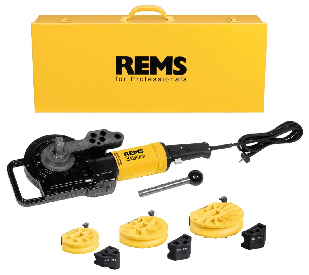 Rems 580026 R220 Curvo Set 15-18-22 Elektrische pijpenbuiger