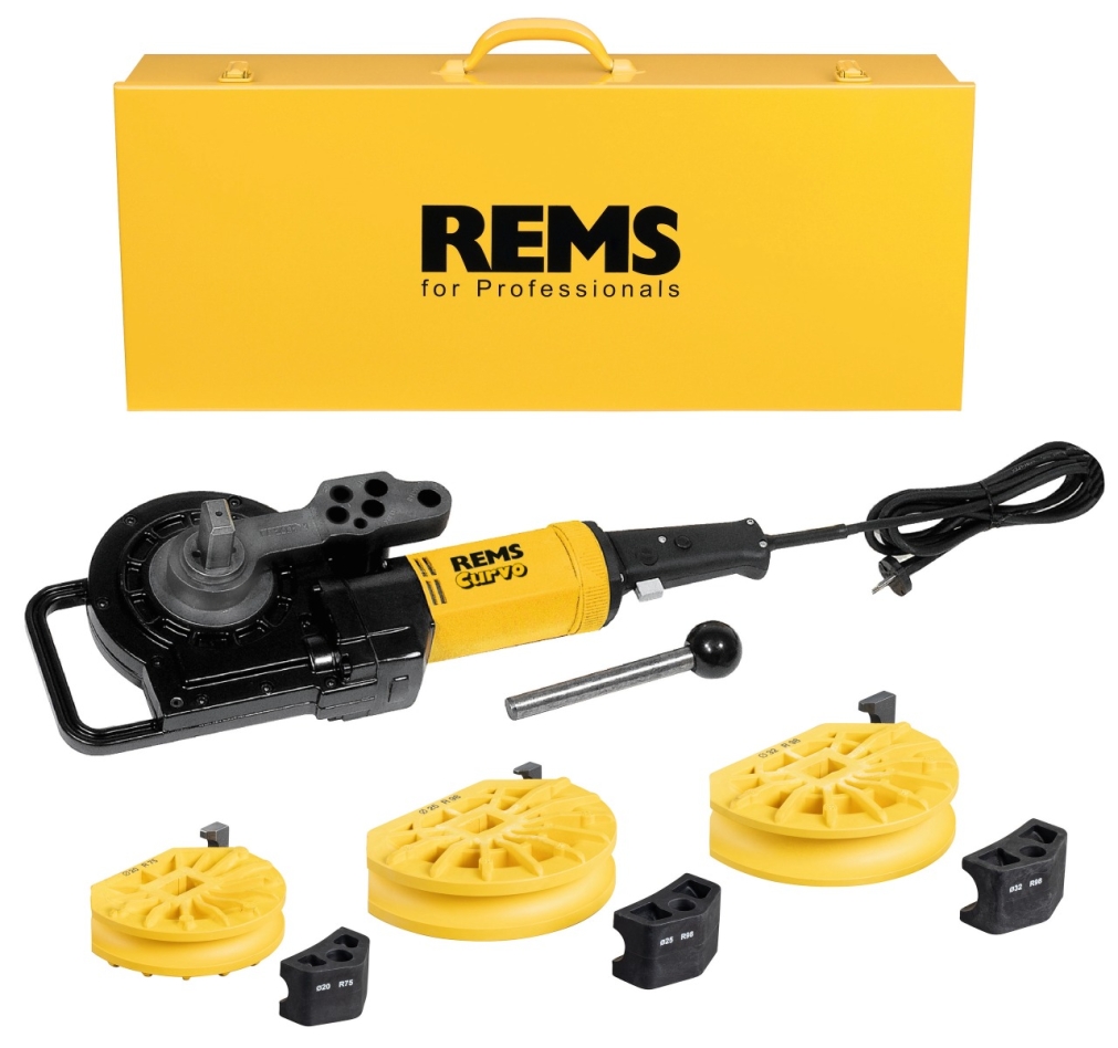 Rems 580029 R220 Curvo Set 20-25-32 Elektrische pijpenbuiger