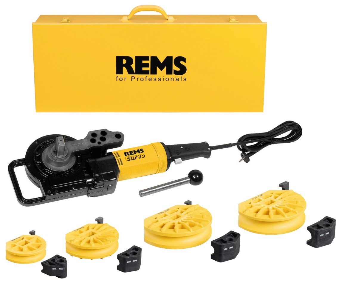 Rems 580034 R220 Curvo Set 16-20-25-32 Elektrische pijpenbuiger