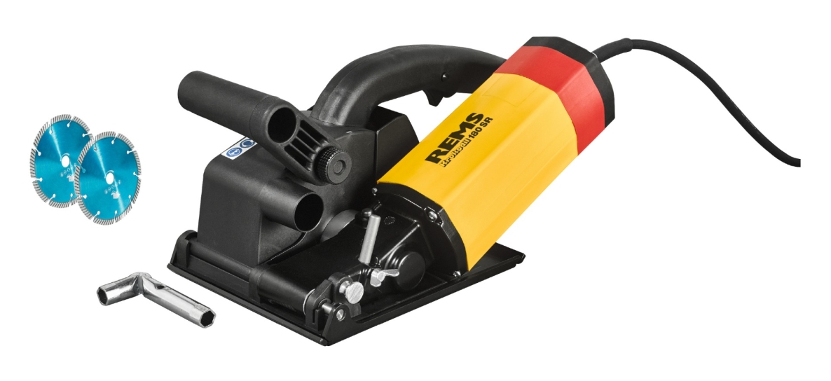 Rems 185X03 R220 185X03 Krokodil 180 Basic-Pack Sleuvenzaag + 2 gratis diamantzaagbladen!
