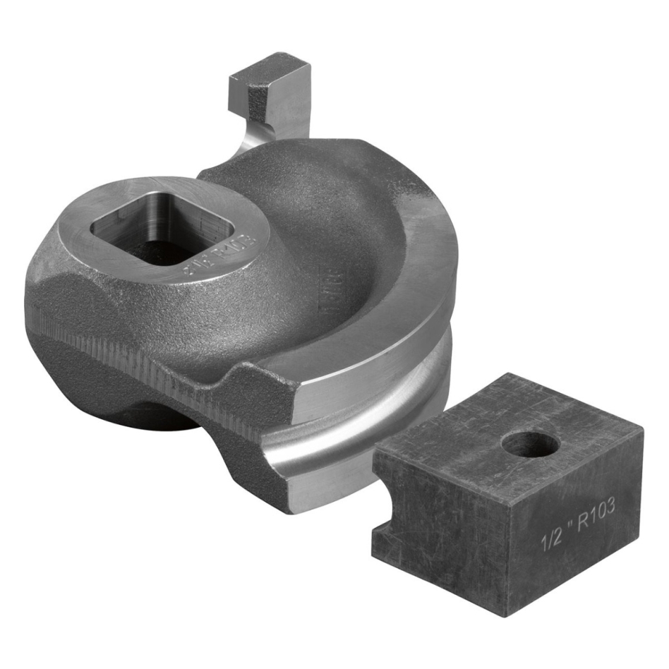 Rems 581490 Buigsegment en glijstuk Dm26,9, 3/4" (s=1,6/2,0/2,6) R=102, X = 108 voor Rems Curvo 50