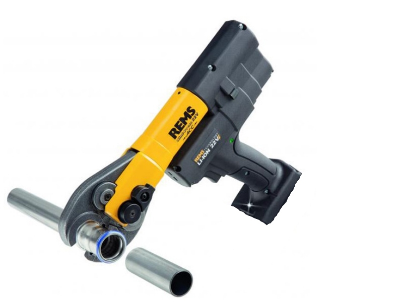 Rems 578005 R22 R22 Mini-Press Persmachine AC 22 V Li-Ion Basis-PackP Perstang excl. accu's en lader in L-Boxx