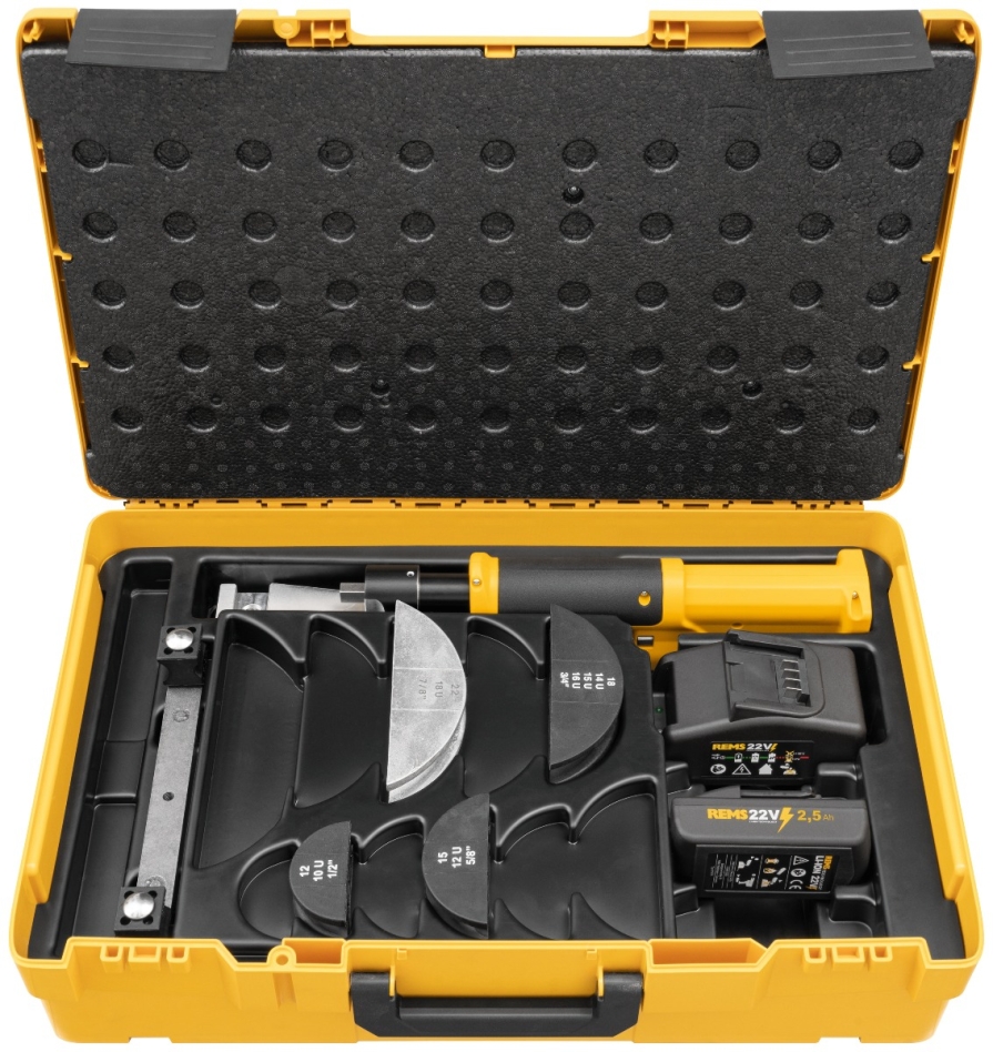 Rems 153410 R220 Hydro-Swing Accu Pijpenbuiger 22 V Set 12-15-18-22