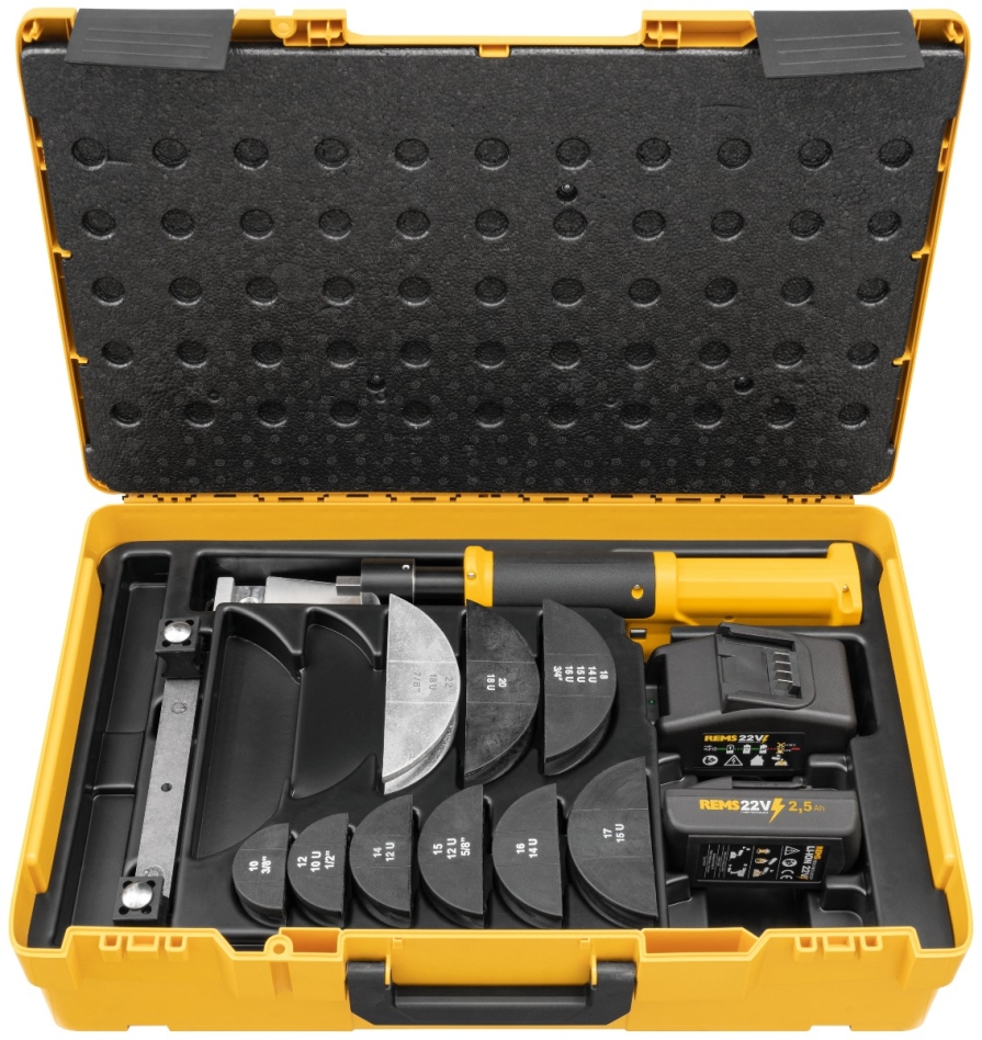 Rems 153416 R220 Hydro-Swing Accu Pijpenbuiger 22 V Set 10-12-14-15-16-17-18-20-22