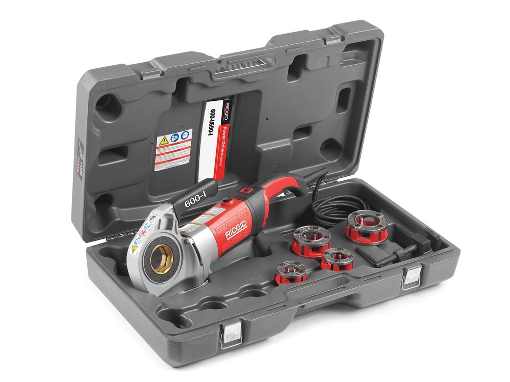 Ridgid 44878 Model 600-I Handbediende draadsnijmachine set 1/2"-1 1/4"