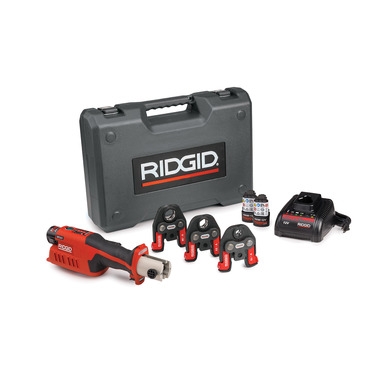 Ridgid 59168 RP241 12 - 35 mm Accu Perstang 12V 2.5 Ah Li-Ion + 3 bekken V14-V16-V22