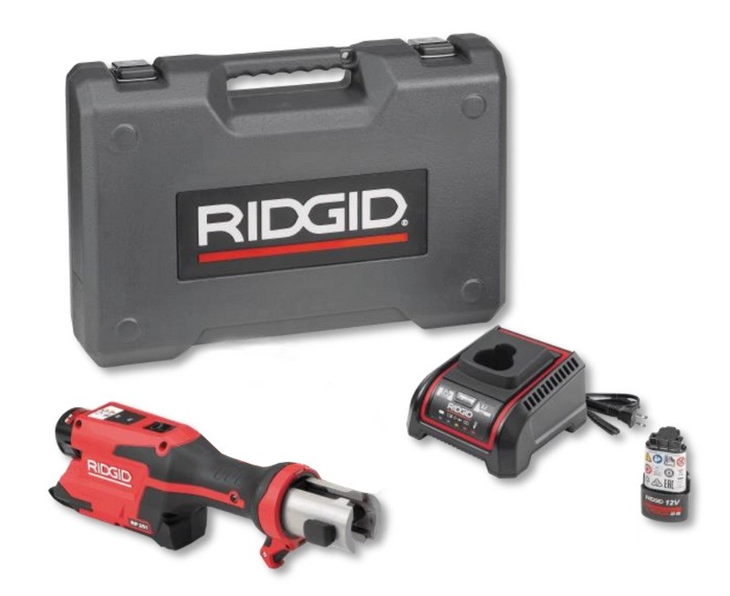 Ridgid 78318 RP251 Compact 12 - 35 mm basis set Accu Perstang 12V 2.5 Ah Li-Ion