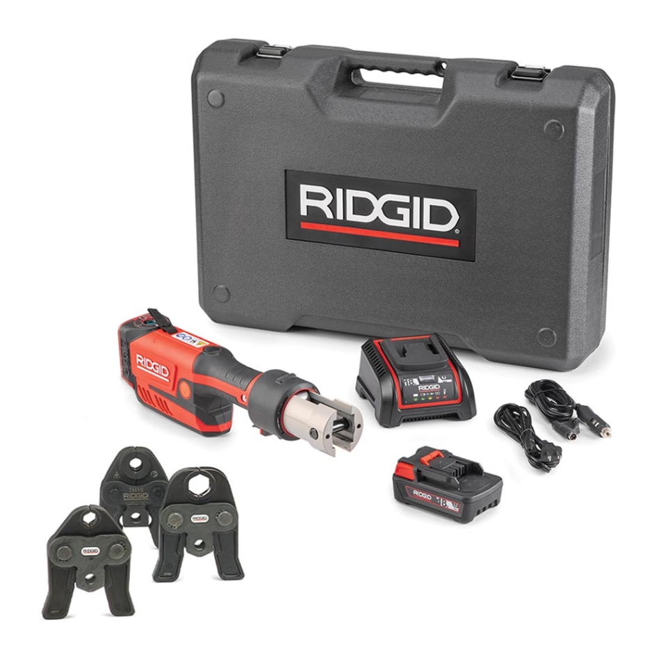 Ridgid 67248 RP351-B Standaard 12 - 108 mm basis set Perstang 18V 2.5Ah Li-Ion + bek TH 16-20-26