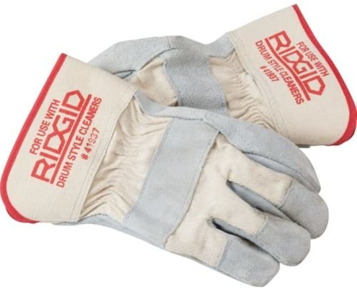 Ridgid Accessoires 41937 Leren handschoenen voor afvoerontstopping