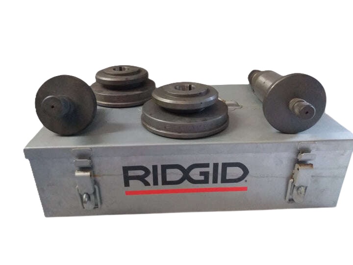 Ridgid Accessoires 48412 Rolgroefset voor 1" Sch 10/40 en 1 1/4"-1 1/2" Sch 10/40 met draagkoffer
