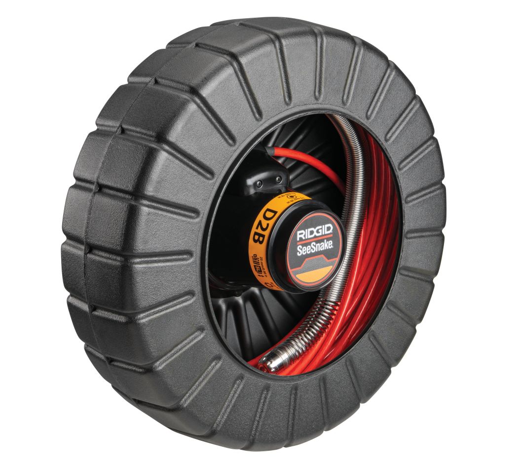 Ridgid Accessoires 70763 SeeSnake D2B-haspel (165'/50 m) met zelfnivellerende camera uitgerust met TruSense