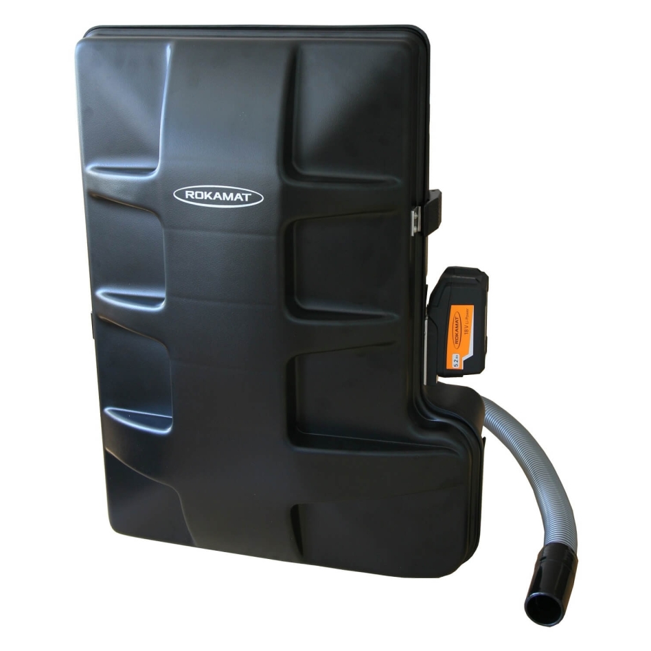 Rokamat 12000-a WDVS Accu Rugzak stofzuiger 15 Ltr 18V 5,2Ah Li-Ion