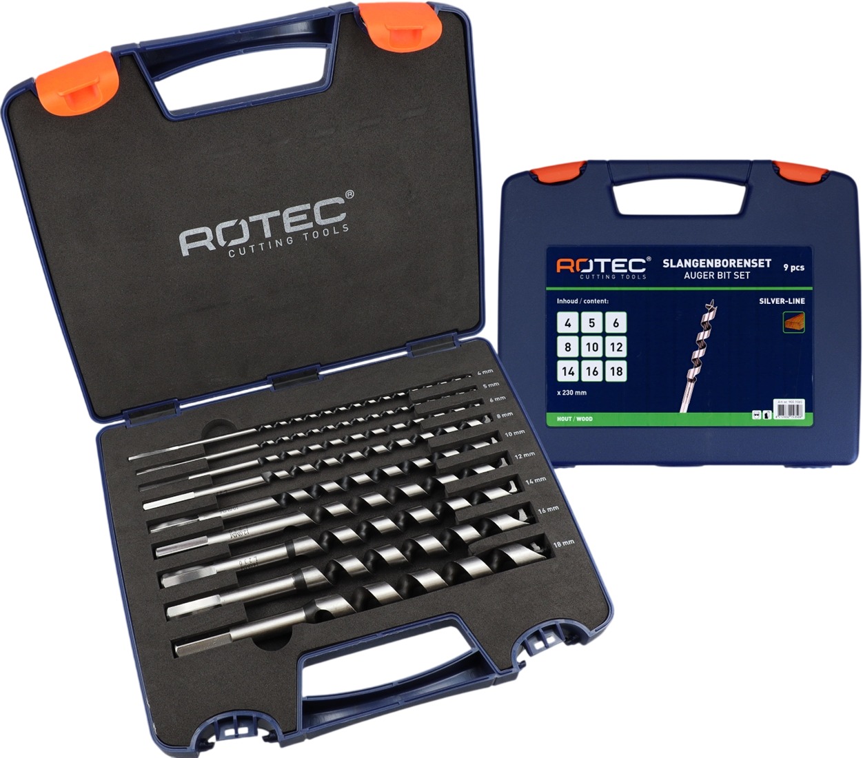 Rotec 900.1065 Slangenborenset type 240 9-dlg °4-18x230