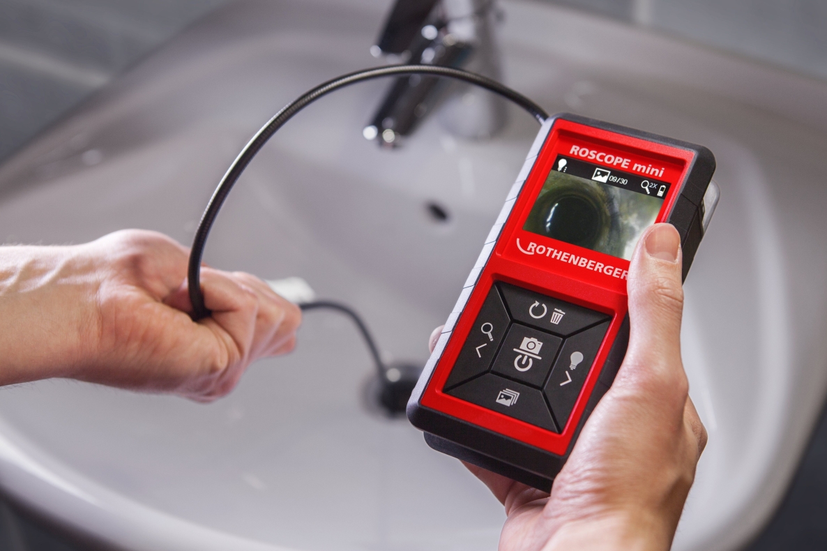 Rothenberger 1000002299 ROSPIMATIC draadloze reinigingsset met 18 mm spiraal