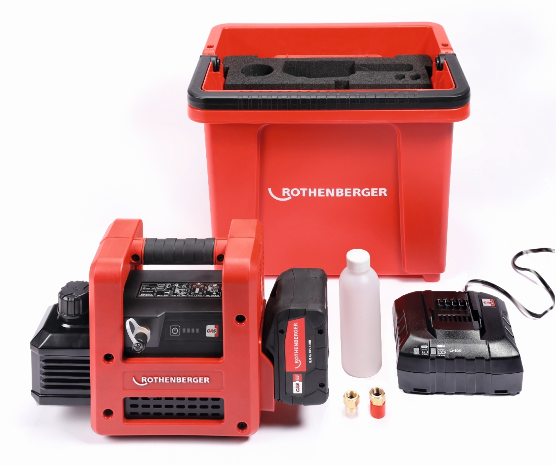 Rothenberger 1000003233 ROAIRVAC R32 5.0 CL basis set 18V 8.0Ah in RoBucket