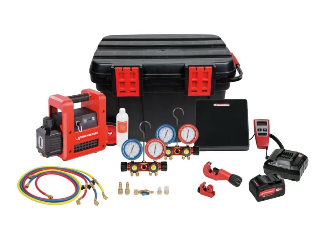 Rothenberger 1000003622 ROCADDY 120 CL Analoog met ROAIRVAC op accu