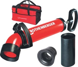 Rothenberger Accessoires 1000001762 Ropump Super Plus SET zuig-, drukreiniger + 3 adapters en tas