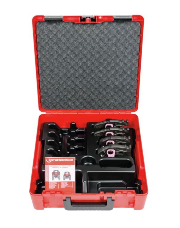Rothenberger Accessoires 1000003580 Persbekkenset Conex Bänninger COMPACT MAXIPRO 1/4"-3/8"-1/2"-5/8" IN ROCASE