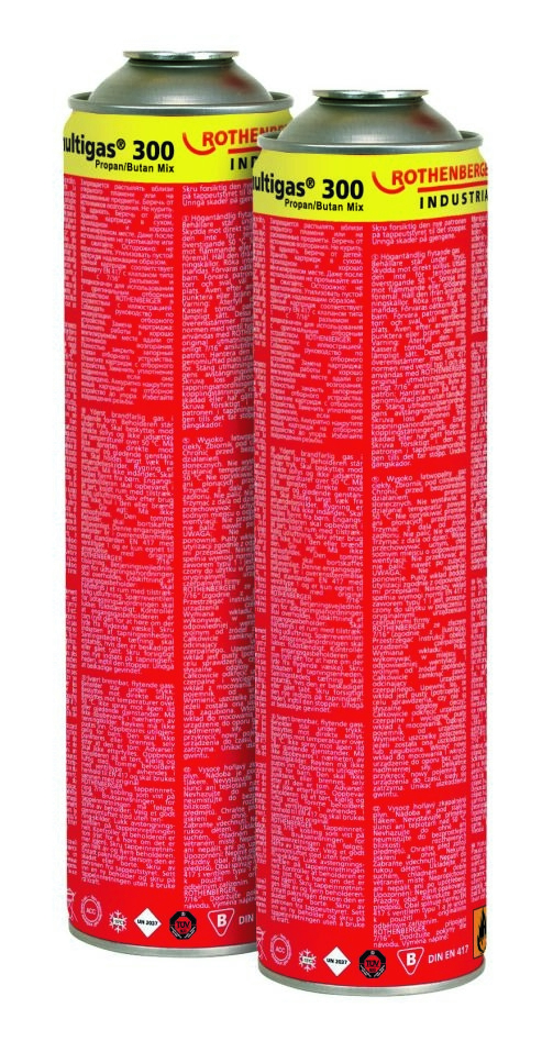 Rothenberger Industrial ROT035510D Multigascilinder, Duopack, 600ml