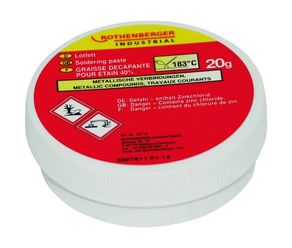 Rothenberger Industrial ROT035718E Soldeervet, 20g, TIN