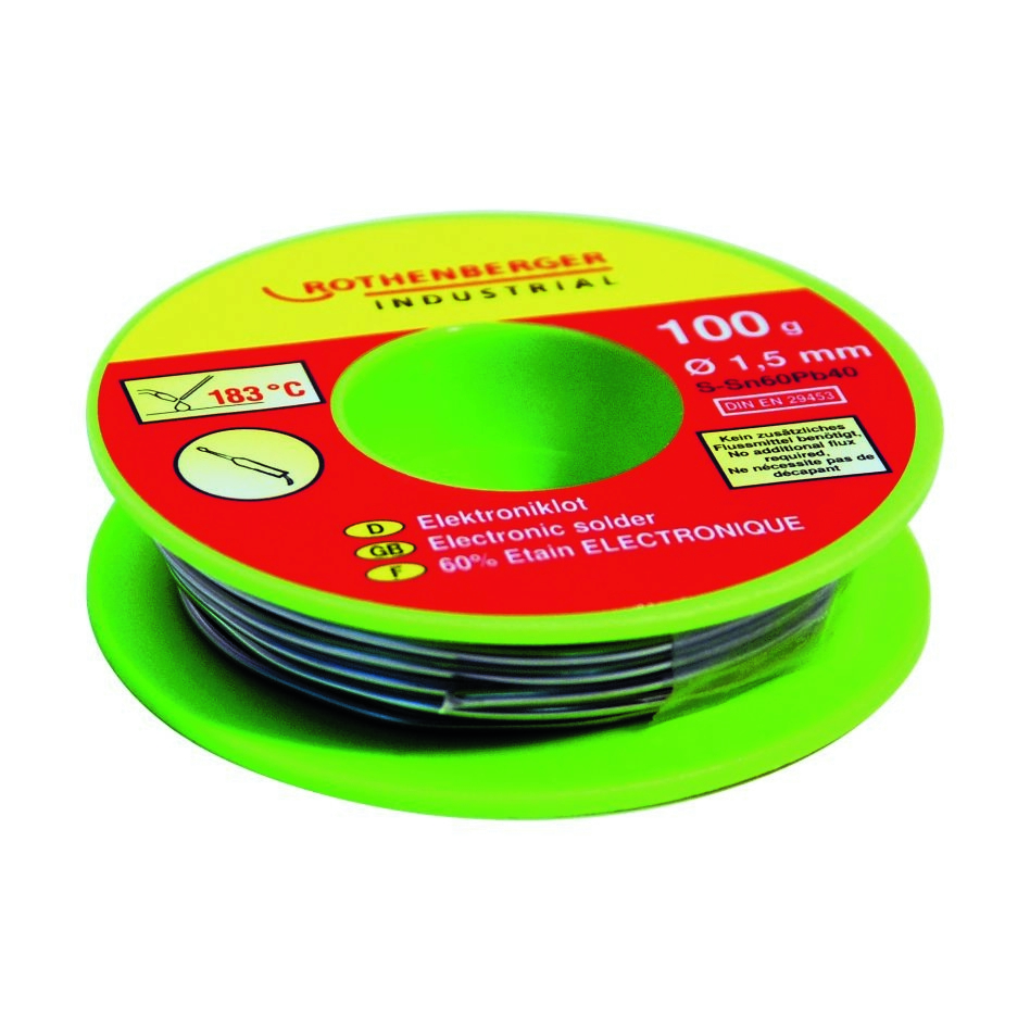 Rothenberger Industrial 1000002349 Elektronicasoldeer 1,0 mm, 30g