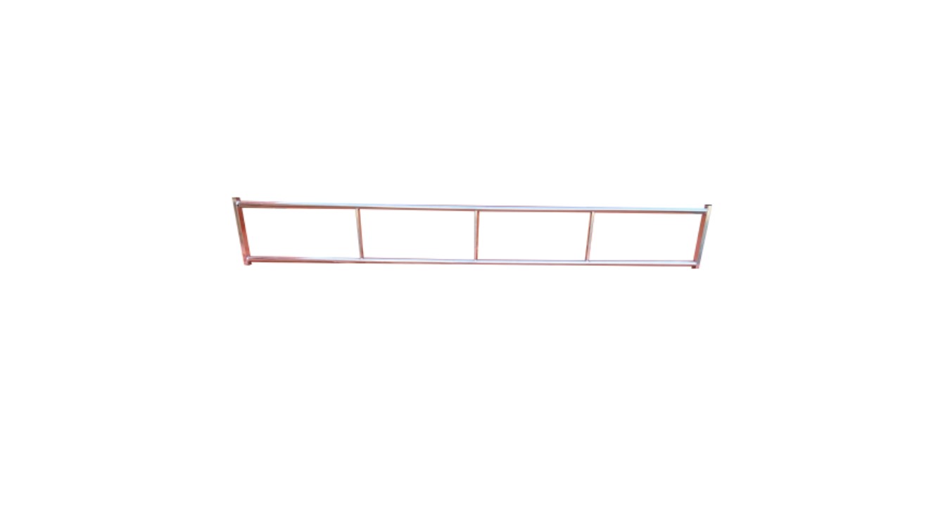 RSS 43820001 Roof Safety Systems dakrandbeveiliging plat dak compact – hekwerk 4 m