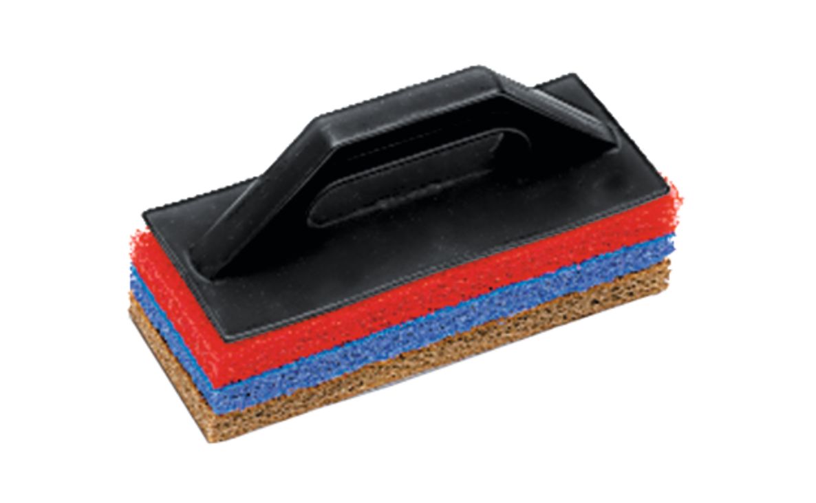 Rubi 20900 Reinigingsspaan + schuursponzenset 25cm 3-delig