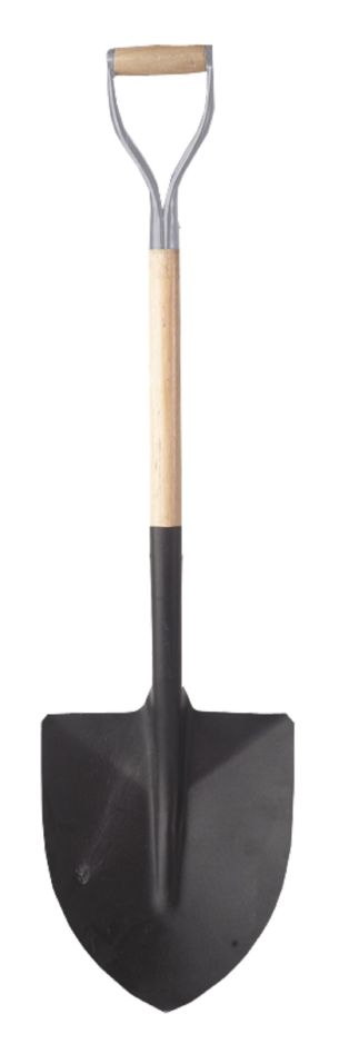 Rubi 82963 Spade met punt open houten steel