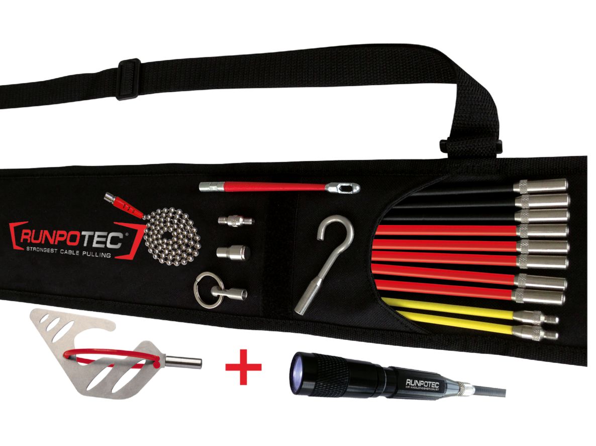 Runpotec 10020 Comfort pakket Doorvoerstokken, 19-delig